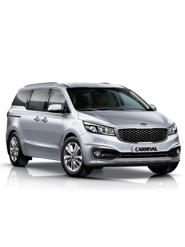 Rent Silver Kia Carnival MPV - Spacious & Comfortable Family Van for Rent